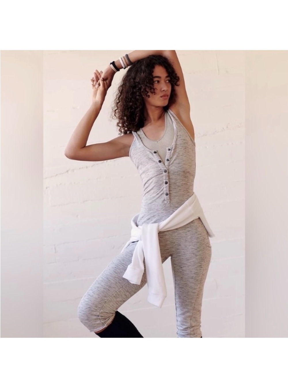 FP MOVEMENT CROSS COURT HENLEY JUMPSUIT
